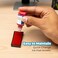 Vivid Stamp Ordered by Date Self Inking Rubber Stamp Red Ink Medium