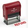 Vivid Stamp Refund Self Inking Rubber Stamp Red Ink Medium
