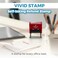 Vivid Stamp Refund Self Inking Rubber Stamp Red Ink Medium