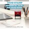 Pacific Stamp Scanned by Date Self Inking Rubber Stamp Red Ink Medium