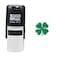 2000 PLUS St Patricks Day Four Leaf Clover 2000 Plus Self Inking Teacher Rubber Stamp Green Ink