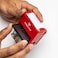 Vivid Stamp Verified Self Inking Rubber Stamp Red Ink Medium