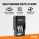 ZIGEL D10 Office Date Stamp Self Inking Date Stamp Blue