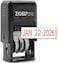ZIGEL D10 Office Date Stamp Self Inking Date Stamp Red