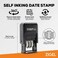 ZIGEL D50 Date Stamp with FAXED Self Inking Date Stamp BlueRed