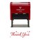 Pacific Stamp Thank You wStars Self Inking Rubber Stamp Red Ink Medium