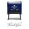 Pacific Stamp Thank You wStars Self Inking Rubber Stamp Blue Ink Medium