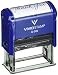 Pacific Stamp Thank You wStars Self Inking Rubber Stamp Blue Ink Large