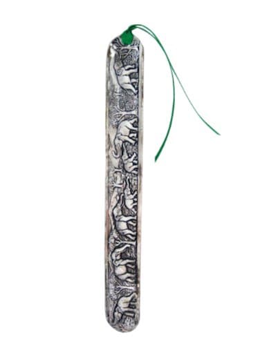 SUWANNABHUMI 1 X Beautiful Elephant Thai Handmade Bookmarks