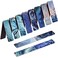 UpUDo 12 Pack Magnetic Bookmark Book Marker Clip for Teachers Students Book Lovers Printing on 2 Side