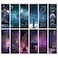 Anseal 12 PCS Cool Space Starry Night Bookmark Bookmarks for Book Lovers Bulk Bookmarks for Men Unique Book Mark for Boys Girls Students Classroom Gifts School Prize Reading Present