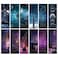 Anseal 12 PCS Cool Space Starry Night Bookmark Bookmarks for Book Lovers Bulk Bookmarks for Men Unique Book Mark for Boys Girls Students Classroom Gifts School Prize Reading Present