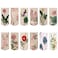 Frclona 12PCS Magnetic Bookmarks Magnet Page Markers Page Clips Assorted Book Markers Set with Exquisite Pattern Bookmarks for Women Students and Book LoversFloral Style