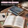Artdelta 2Pcs Personalized Leather Heart Bookmark with Initial 26 Letters Custom Corner Page Book Mark for Reading Women Book Lovers Teachers Students Cute Book Accessories GiftsWhitePink L