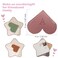 Artdelta 2Pcs Personalized Leather Heart Bookmark with Initial 26 Letters Custom Corner Page Book Mark for Reading Women Book Lovers Teachers Students Cute Book Accessories GiftsWhitePink L