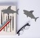 NSTaygate 2Pcs Shark Bookmark Cute Page Marker by Taygate Design