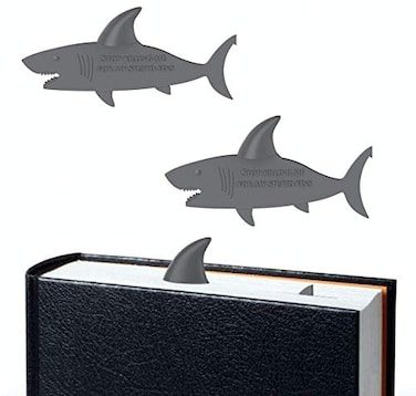 NSTaygate 2Pcs Shark Bookmark Cute Page Marker by Taygate Design