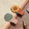 VYRANA 2PCS Vintage Magnetic Leather Bookmark Leather Magnetic Bookmarks for Women Magnetic PU Bookmarks Clip Book Accessories
