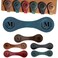 BYLIDRIM Personalized Magnetic Leather Bookmark 26 Letters Bookmark Customized Initial Bookmarks Multi Functional Bookmark Cute Bookmark Meaningful Gift for Wonmen Teachers Book Lovers M Blue