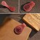 BYLIDRIM Personalized Magnetic Leather Bookmark 26 Letters Bookmark Customized Initial Bookmarks Multi Functional Bookmark Cute Bookmark Meaningful Gift for Wonmen Teachers Book Lovers M Blue