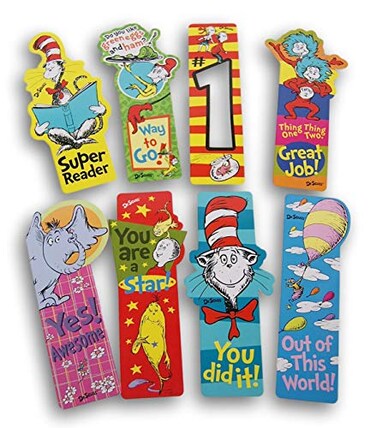 Teaching Tree Dr Seuss Teachers Incentive Bookmarks 8 Count