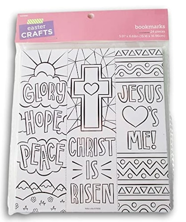 Playside Creations Easter Craft Bookmarks He is Risen Theme Makes 24