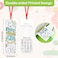 Gersoniel 120 Pieces Color Your Own Bookmark Inspirational Bookmarks for Students DIY Coloring DoubleSided Motivational Page Clip Personalized Inspirational for Kids Students Reading Activity Gift