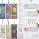 Gersoniel 120 Pieces Color Your Own Bookmark Inspirational Bookmarks for Students DIY Coloring DoubleSided Motivational Page Clip Personalized Inspirational for Kids Students Reading Activity Gift
