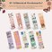 KACIOLA STUDIO Kaciola Studio10 PCS Booklovers Cute Bookmarks Funny Bookmarks for Women Double Sided Bookworm Design Book Lovers GiftsBook Accessories for Women Men Students Teachers Reading