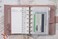 Moterm 2 PCs Page LifterTransparent Separator 1 PC Bookmark Ruler 1 PC PVC Storage Card Holder and 1 PC Zipper Bag for A7 Planner