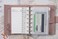 Moterm 2 PCs Page LifterTransparent Separator 1 PC Bookmark Ruler 1 PC PVC Storage Card Holder and 1 PC Zipper Bag for A7 Planner