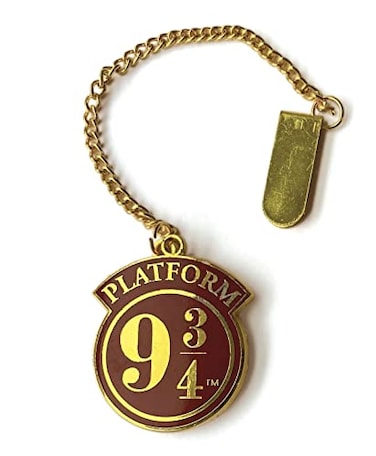 Paper House Productions Harry Potter Platform 9 34 Enamel Charm Chain Clip Bookmark