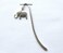 Waozshangu Silver Elephant Bookmark Silver Bookmark Bookmark Elephant Gift for Reader Silver Accessory Small Gift for Women