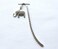 Waozshangu Silver Elephant Bookmark Silver Bookmark Bookmark Elephant Gift for Reader Silver Accessory Small Gift for Women