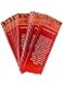 Thelma's bookmarks Thelmas Love Never Fails Inspirational Bookmarks Bulk Pack of 50 2 x 6 Red White Cardstock