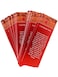 Thelma's bookmarks Thelmas Love Never Fails Inspirational Bookmarks Bulk Pack of 50 2 x 6 Red White Cardstock