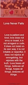 Thelma's bookmarks Thelmas Love Never Fails Inspirational Bookmarks Bulk Pack of 50 2 x 6 Red White Cardstock