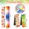 Tudomro 80 Pcs Optical Magnetic Bookmarks Colorful Laminated Magnet Book Markers Kid Book Lovers Foldable Magnet Clips Reading Bookmarks for Classroom School Office Stationery Supply
