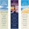 Your True Nature Advice 3 Bookmark Coast Set Laminated with Glossy Finish Printed on Recycled Paper Ocean Lighthouse Beach AMBMCoastal