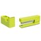 JAM Paper JAM PAPER Office Desk Sets 1 Stapler 1 Tape Dispenser Lime Green 2Pack