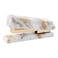 MEI YI Marble Gold Desk Stapler Heavy Duty Desktop Manual Staplers Spring Powered Executive Stapler with AntiSkid Mat for Home School Office Standard Staples Stapling Tool