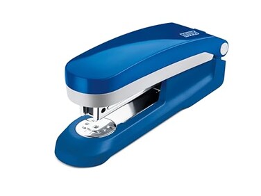 Novus E25 Compact Stapler 25 Sheet Capacity Precision Staple Guide German Engineered StaplePinTack Blue 0201766