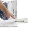 COCOMK Stapler with 1000 Staples Save 60 PowerGood for Stapling at Home School or Warehouse White Stapler Suit