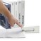 COCOMK Stapler with 1000 Staples Save 60 PowerGood for Stapling at Home School or Warehouse White Stapler Suit