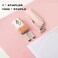 COCOMK Stapler with StaplesSmall Heavy Duty staplers for Desk Pink