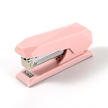 COCOMK Stapler with StaplesSmall Heavy Duty staplers for Desk Pink