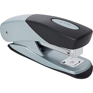 Swingline Stapler 25 Sheets Compact Metal Half Strip SilverBlack S7081026AZ