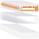 Crtiin 48 Pcs Thickened Nameplate Pockets Name Tag Holder Sleeves with Double Faced Adhesive Tape Clear Card Holder for Classroom Desk Organizing 9875 x 325 Inch