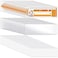 Crtiin 48 Pcs Thickened Nameplate Pockets Name Tag Holder Sleeves with Double Faced Adhesive Tape Clear Card Holder for Classroom Desk Organizing 9875 x 325 Inch