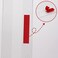 Opexscal 6 Pack 10 W x 2 H Acrylic Office Name Plates Name Labels for Wall Clear Sign Holder for Wall Display with Adhesive Backing